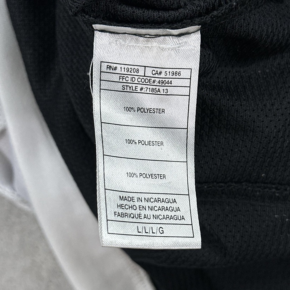 Los Angeles Kings Jersey Mens Large Black NHL Hockey Reebok LA Shield Crest - Picture 10 of 11